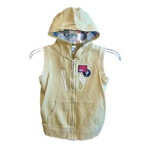 Gymboree Boy’s Hooded Vest size 4T-5T Green